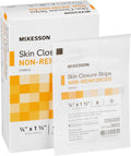 Skin Closure Adhesive Strips, 1/4 in x 1 1/2 in, 300 Count Pack of 2 E7120