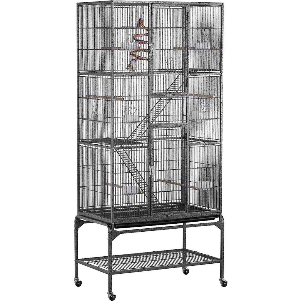 69-in Parrot Cage with Detachable Stand F679