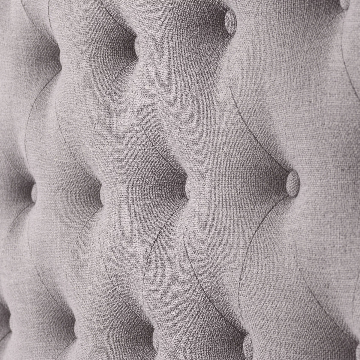 Tufted Fabric Wing Bed King I342