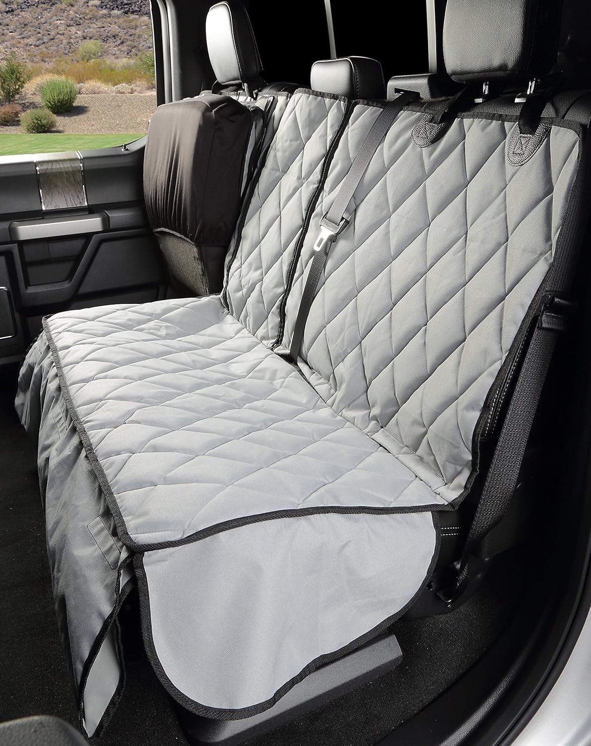 Crew Cab Rear Bench Seat Cover with Hammock U60206