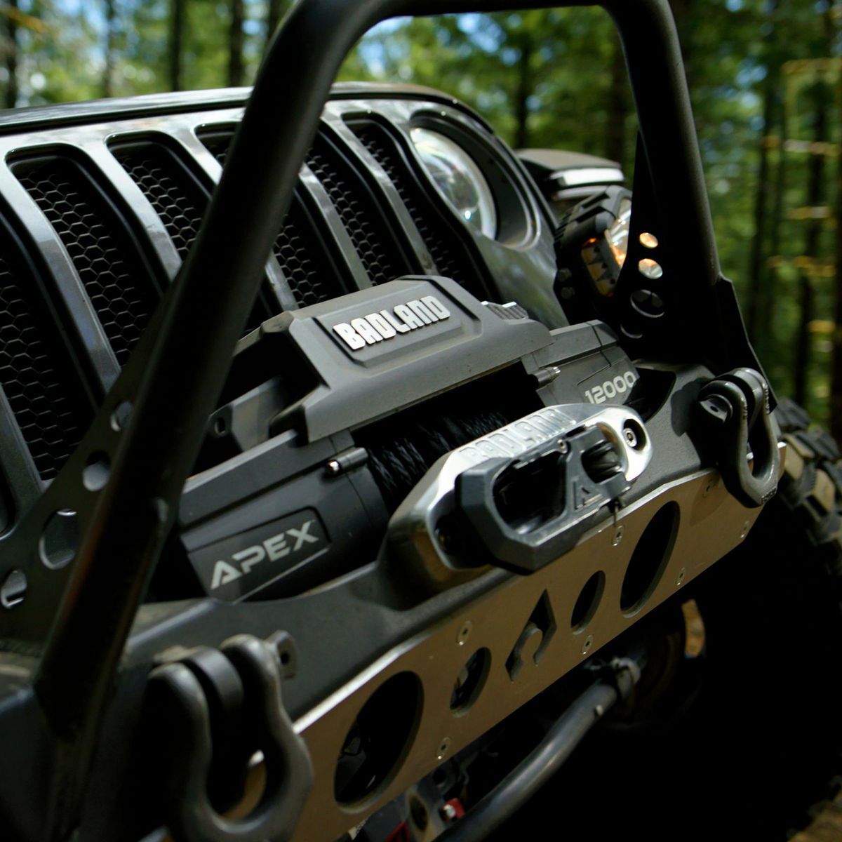 12,000 lb. Synthetic Rope Winch with Wireless Remote K2059
