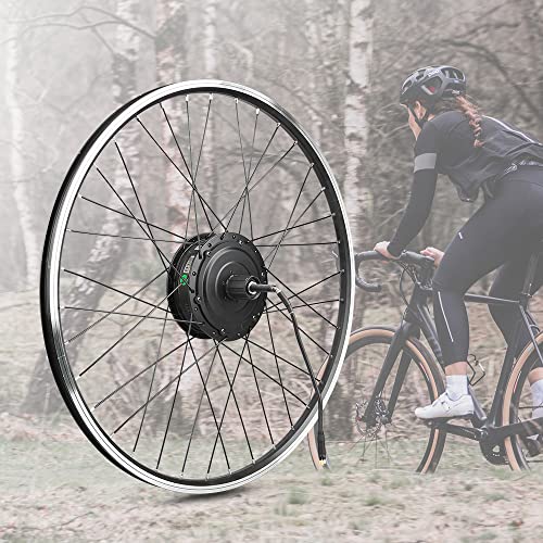 48V 500W Front Hub Motor Electric Bike Conversion Kit with LCD Display B91114