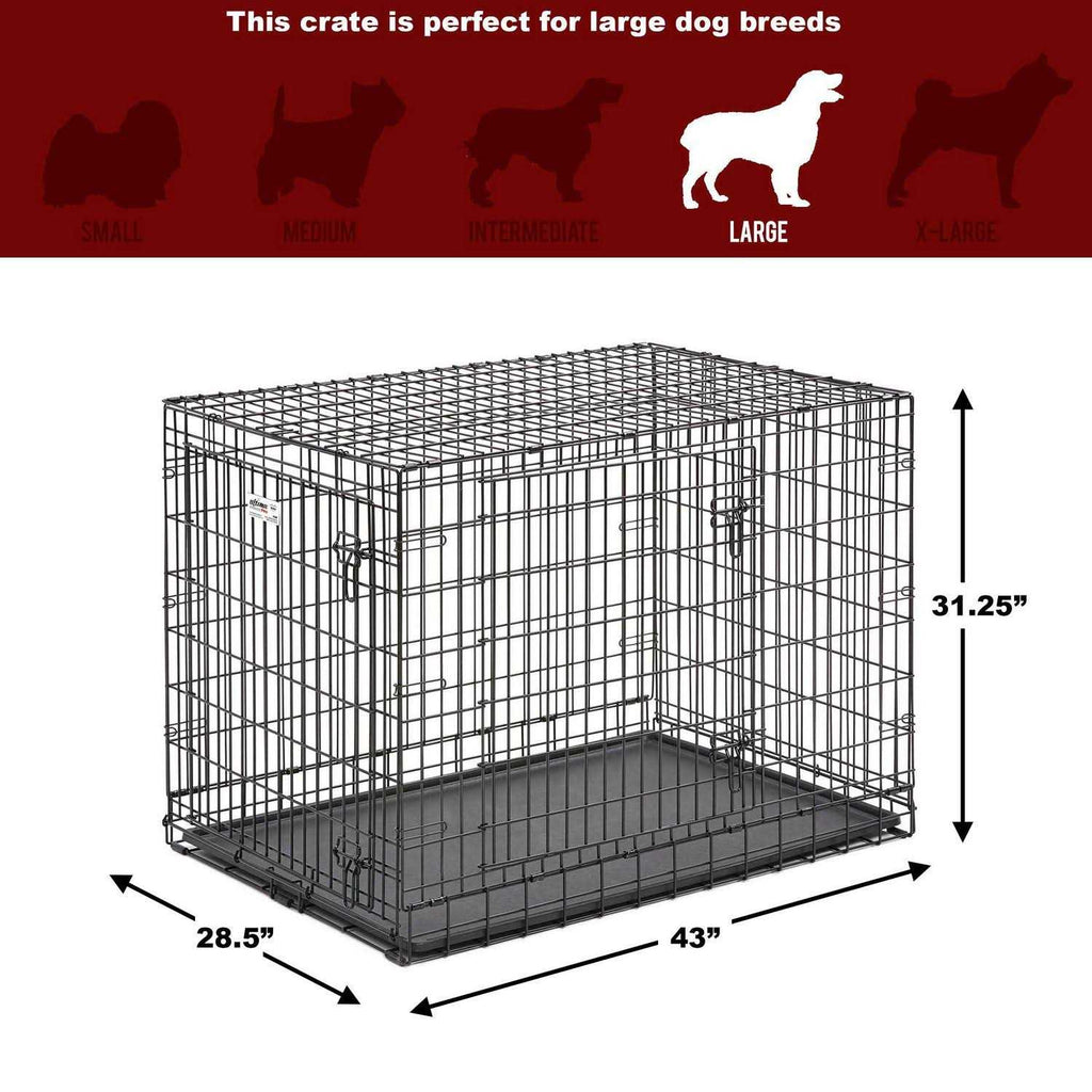 Double Door Dog Crate D381457