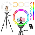 10'' Ring Light with 50'' Extendable Tripod Stand T58623