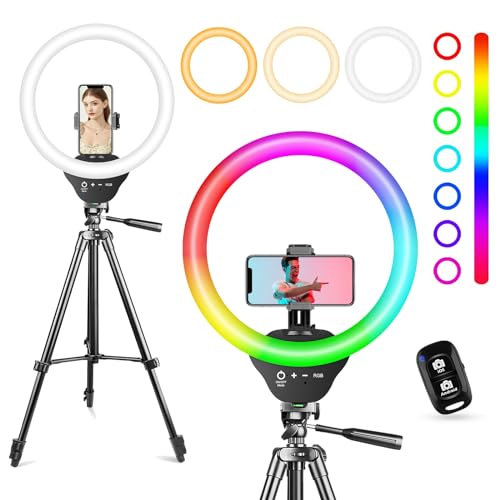 10'' Ring Light with 50'' Extendable Tripod Stand T58623