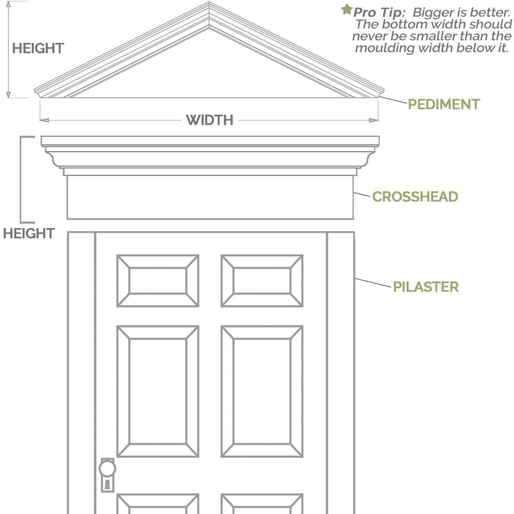 Plain PVC Pilaster with Decorative Capital & Base (Pair) R643