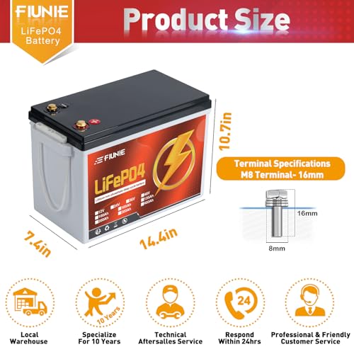 12V 100Ah LiFePO4 Deep Cycle Battery with Bluetooth K4630