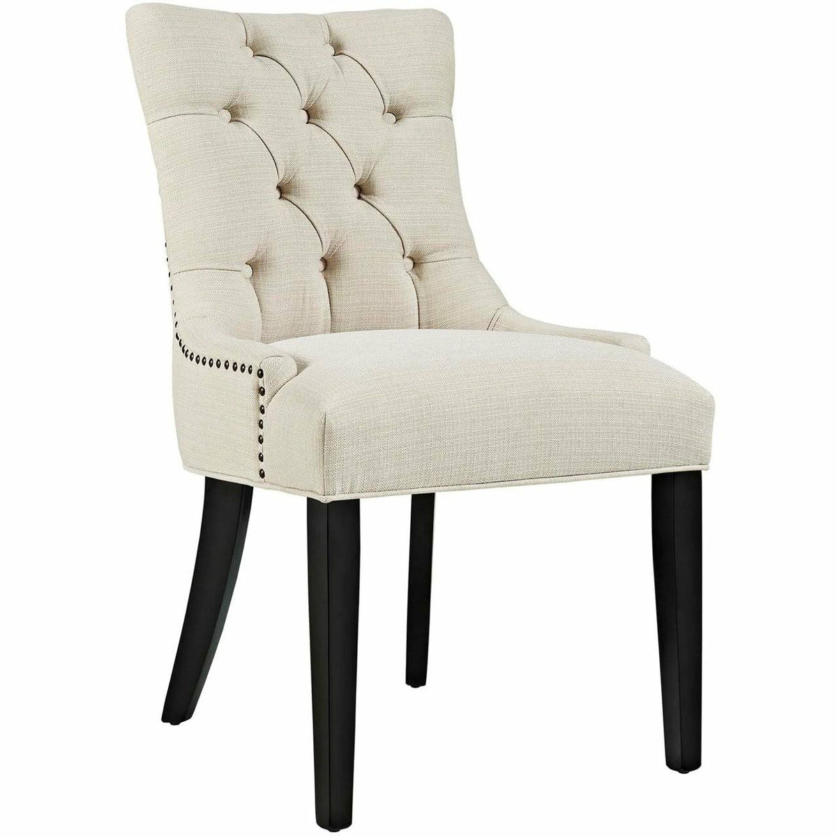 Beige Fabric Wood Dining Chair S800340