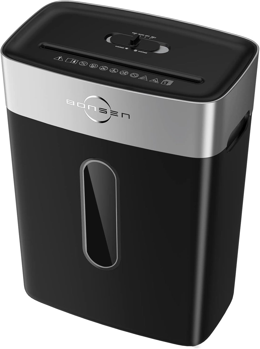 Micro-Cut Paper Shredder, 6-Sheet P-4, 4-Gallon, Black, Pack of 2 T9227