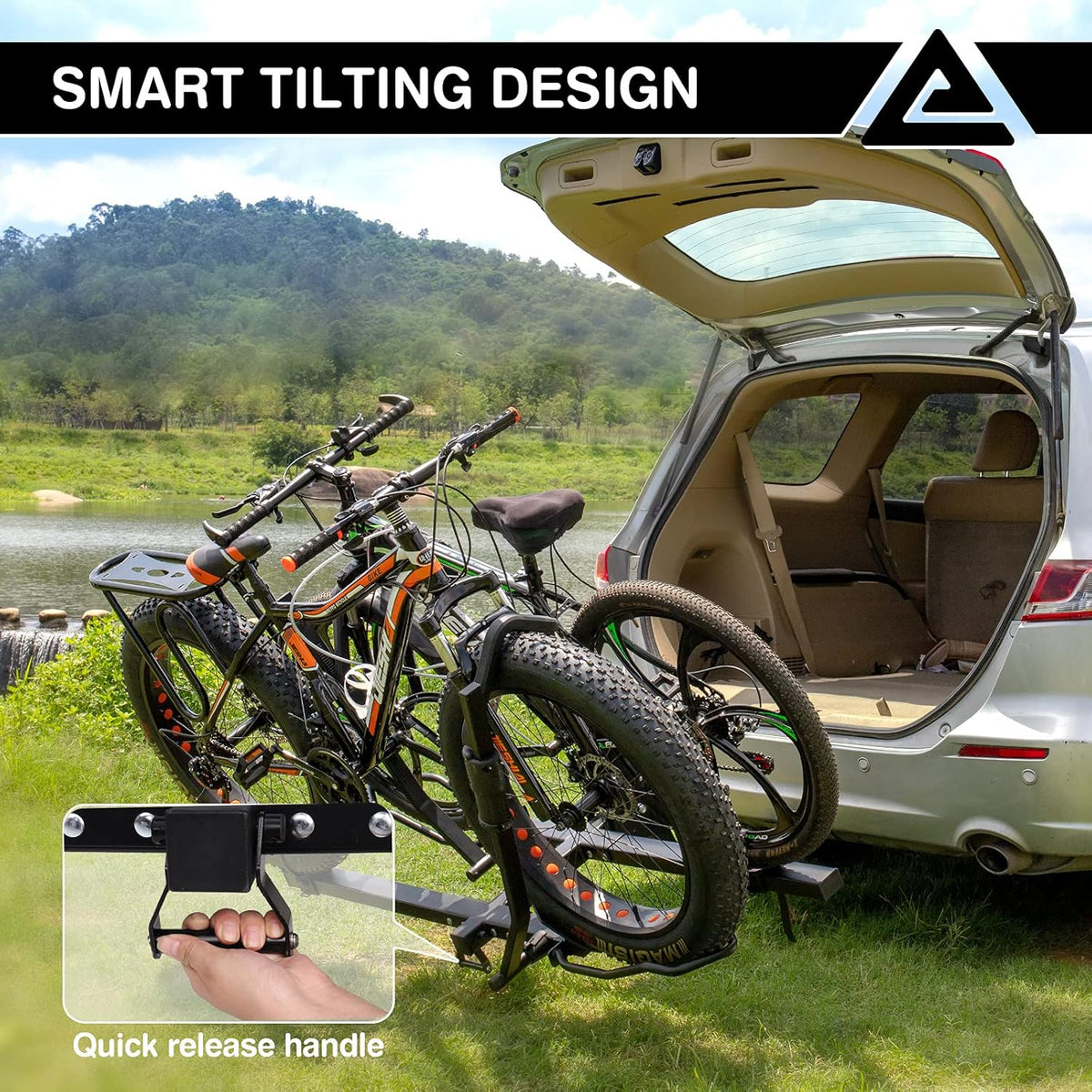 2-Bike Platform Style Hitch Mount Bike Rack I95052