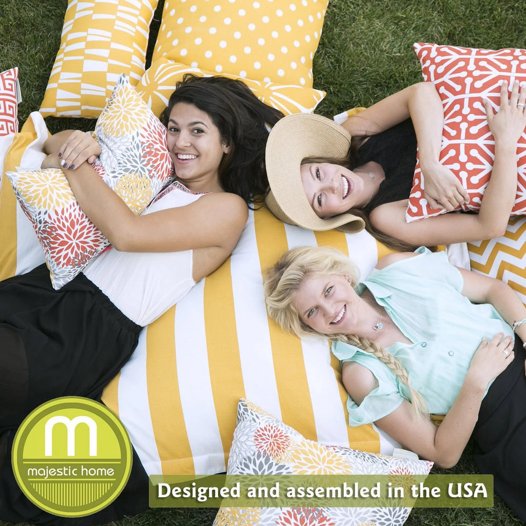 Vertical Stripe Large Classic Bean Bag Chair I8283