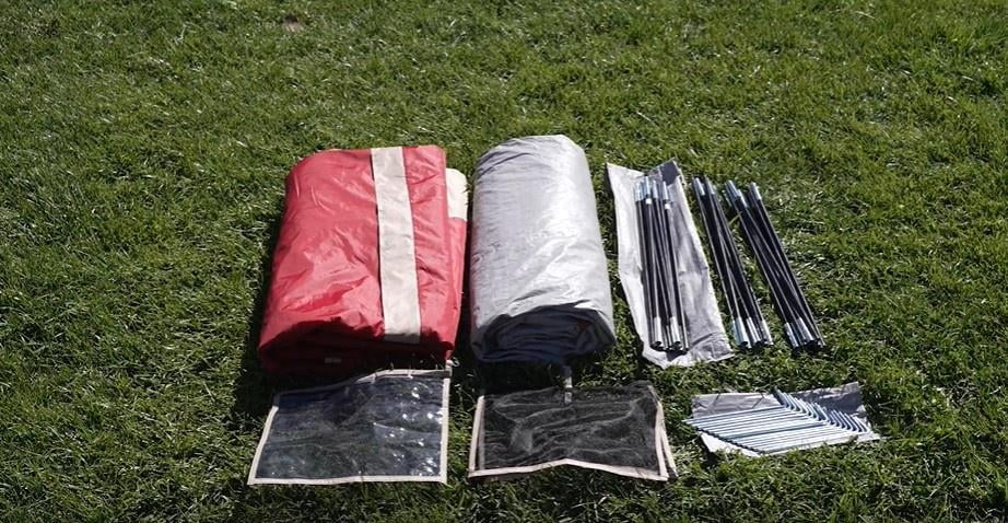 6 Person Dome Tent with Sitting Area 15 ft. x 11 ft. B5950