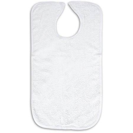 24 Adult Bibs Machine Washable Reusable Clothing Protector with Velcro Closure W850