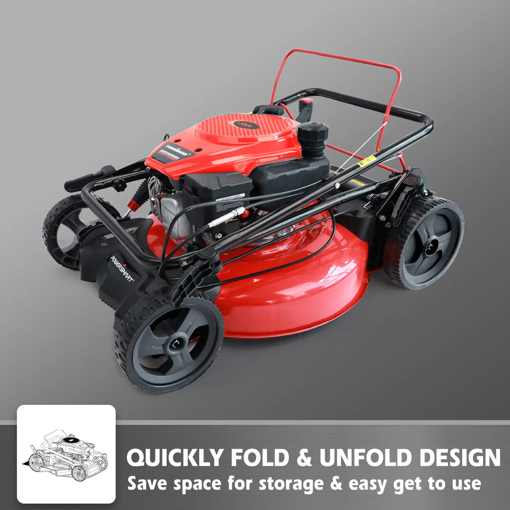 21-inch 3-in-1 Gas Self-Propelled Lawn Mower F2552