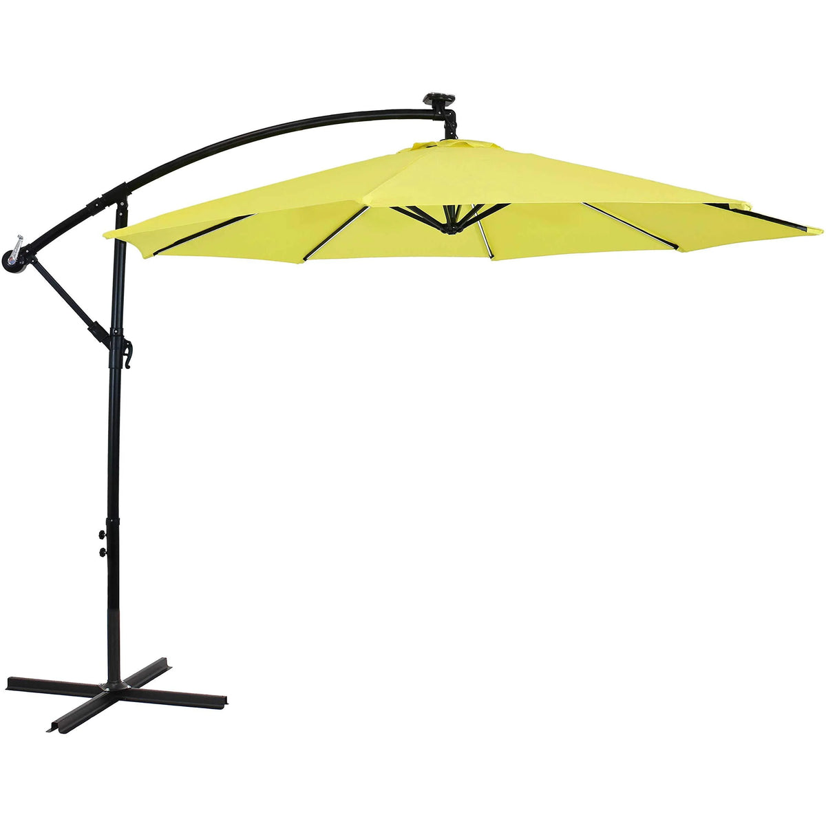 10ft Offset Hanging Cantilever Patio Umbrella Navy Blue A102