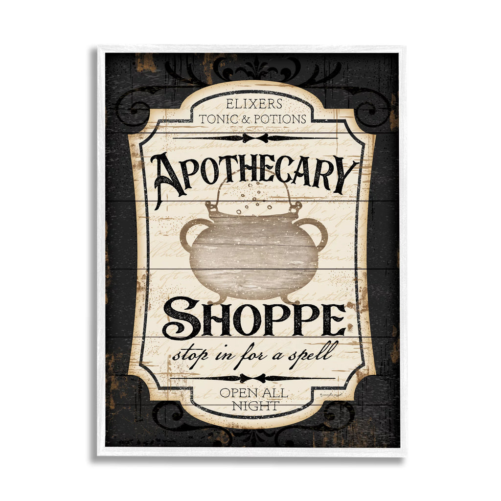 Halloween Sign Witch Potion Cauldron 16 x 20 Q15070