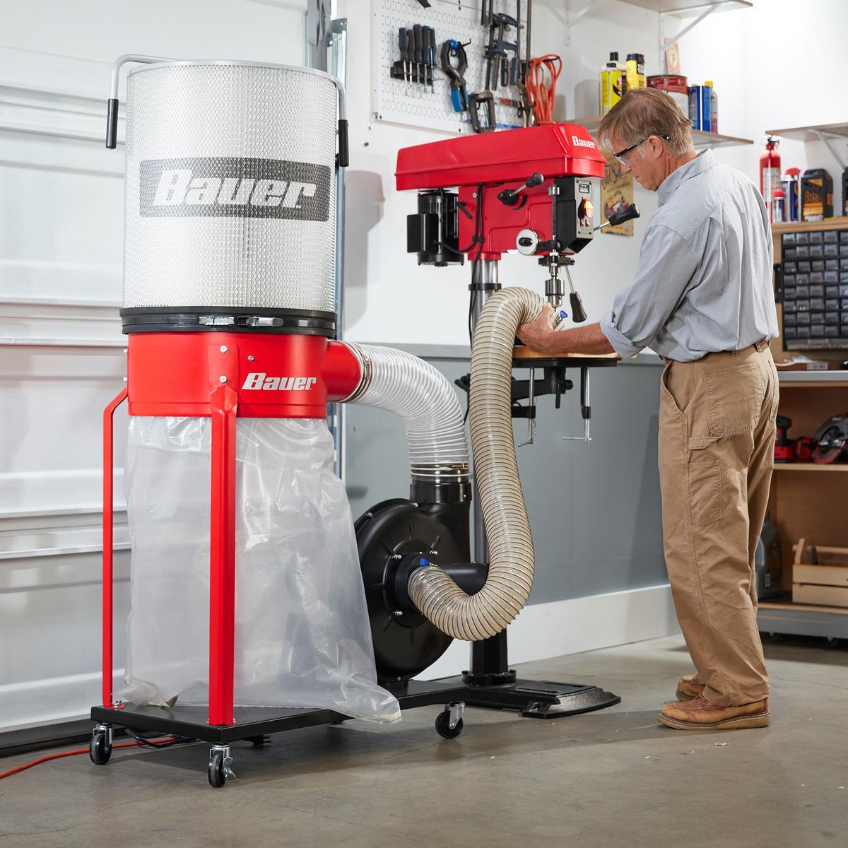 35 Gallon Dust Collector with 2-Micron Canister Filter X5718