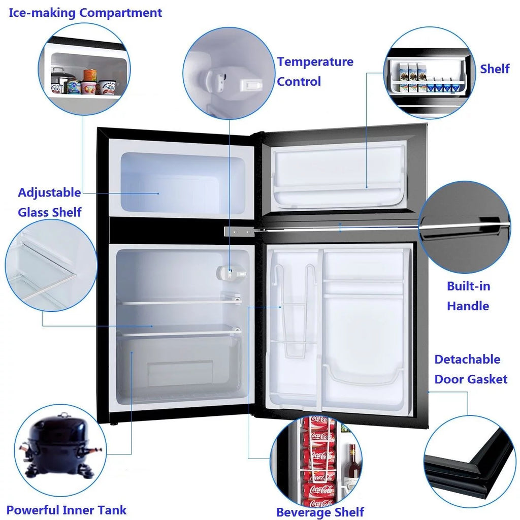 Compact Refrigerator 3.2 cu ft. Grey J138428