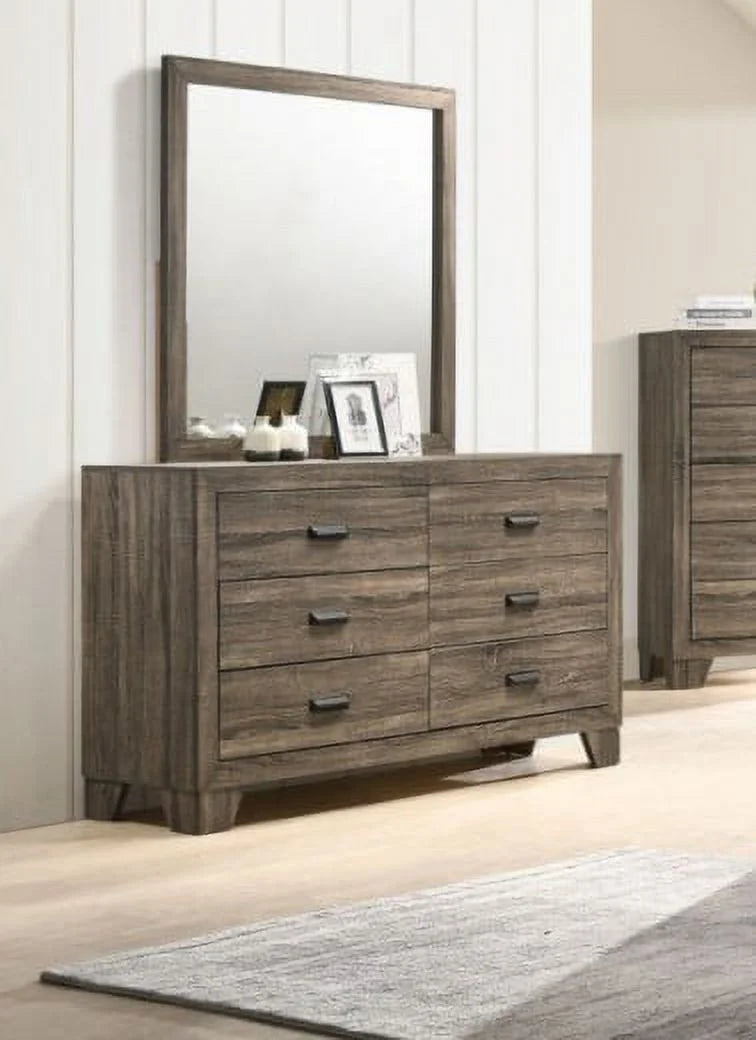 Grey 4Pc Full Size Bedroom Set V1684