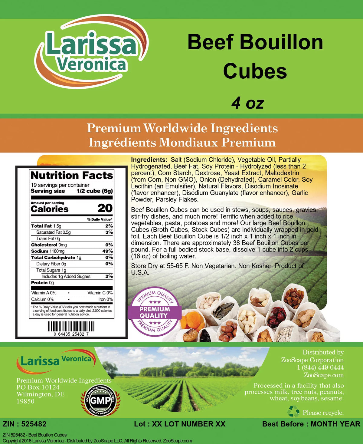 Beef Bouillon Cubes 4 oz 3-Pack Y64522