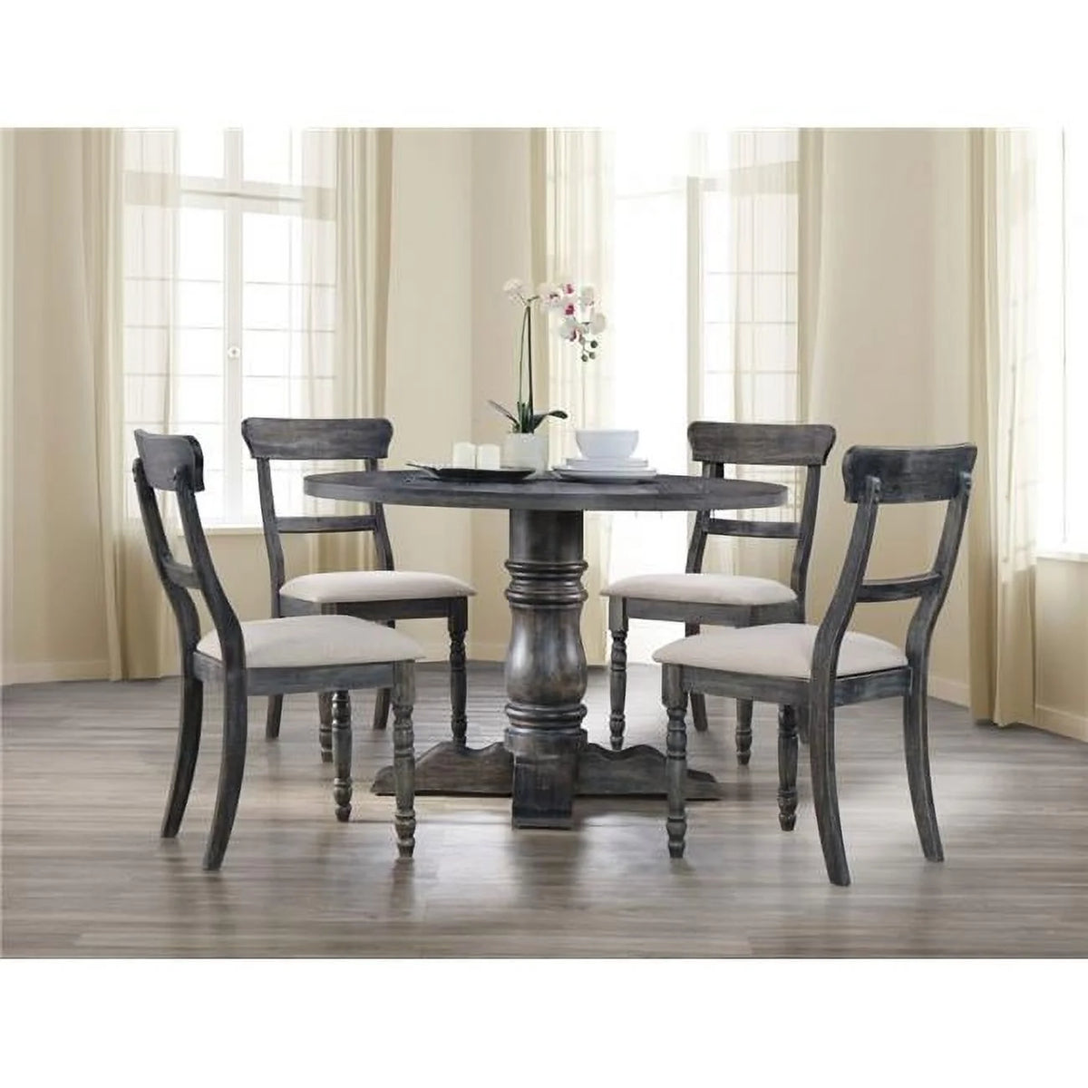 2 Piece Round Pedestal Dining Table U27581