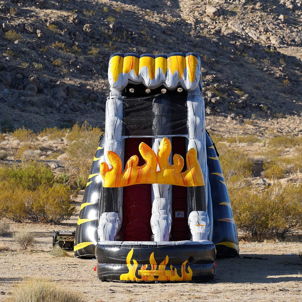 19' FT Inflatable Water Slide with Splash Pool L862662