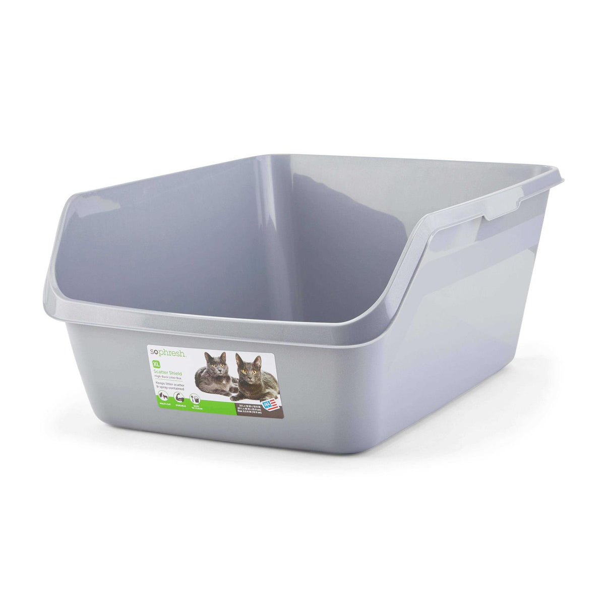 High-Back Litter Box B84401