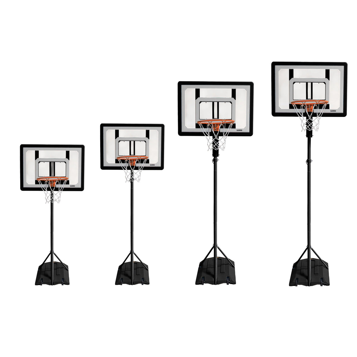 Portable Basketball Hoop with Adjustable Height 3.5 to 7 Ft M83753