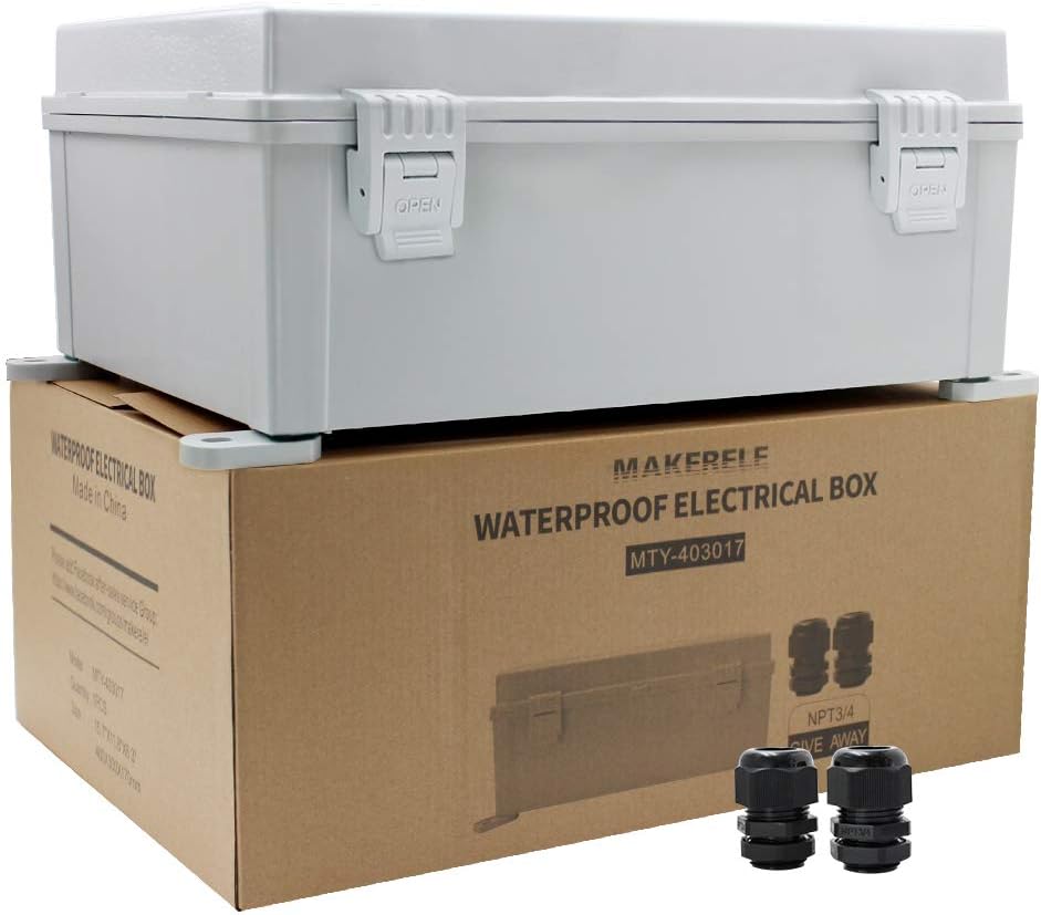 Waterproof Electrical Box with Lock and Wall Bracket D89728