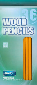 Wood Pencils, 36ct, Unsharpened, Case Pack of 48 G612703
