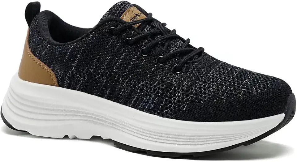 Black Grey Size 9.5 Orthopedic Walking Shoes R21922