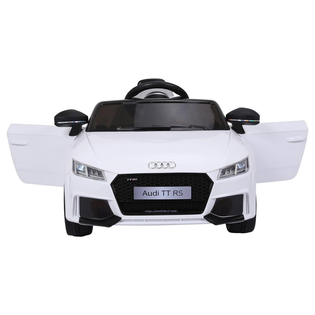6V Kids Electric Ride on Toy Car with Remote Control - White X9962