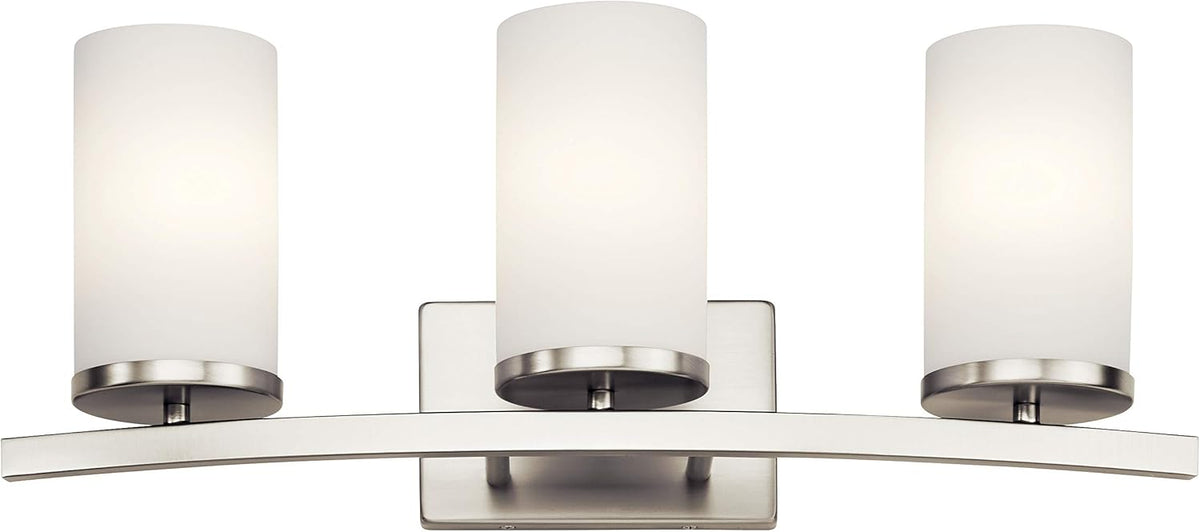 3 Light Vanity Light Brushed Nickel B53159