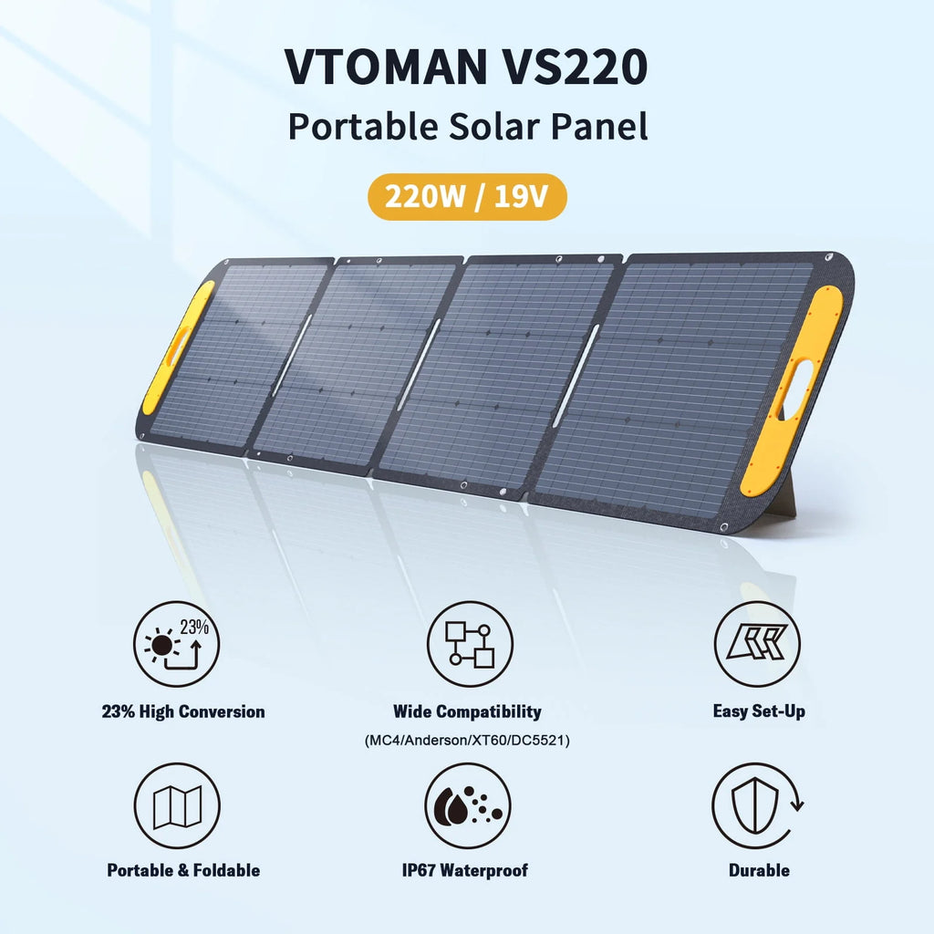 1000W Portable Power Station with 220W Solar Panels Z3325
