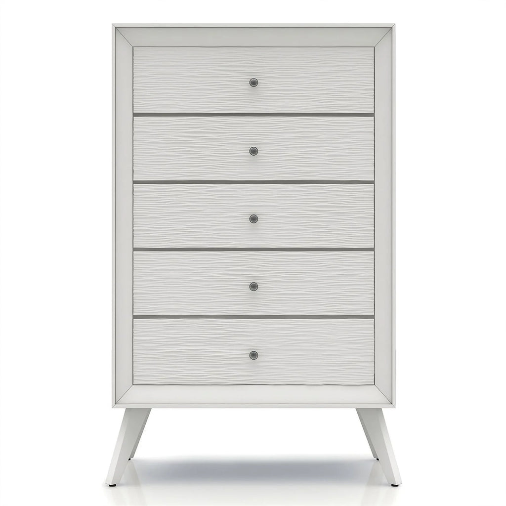 White Wood Bedroom Set 6pc King I524911