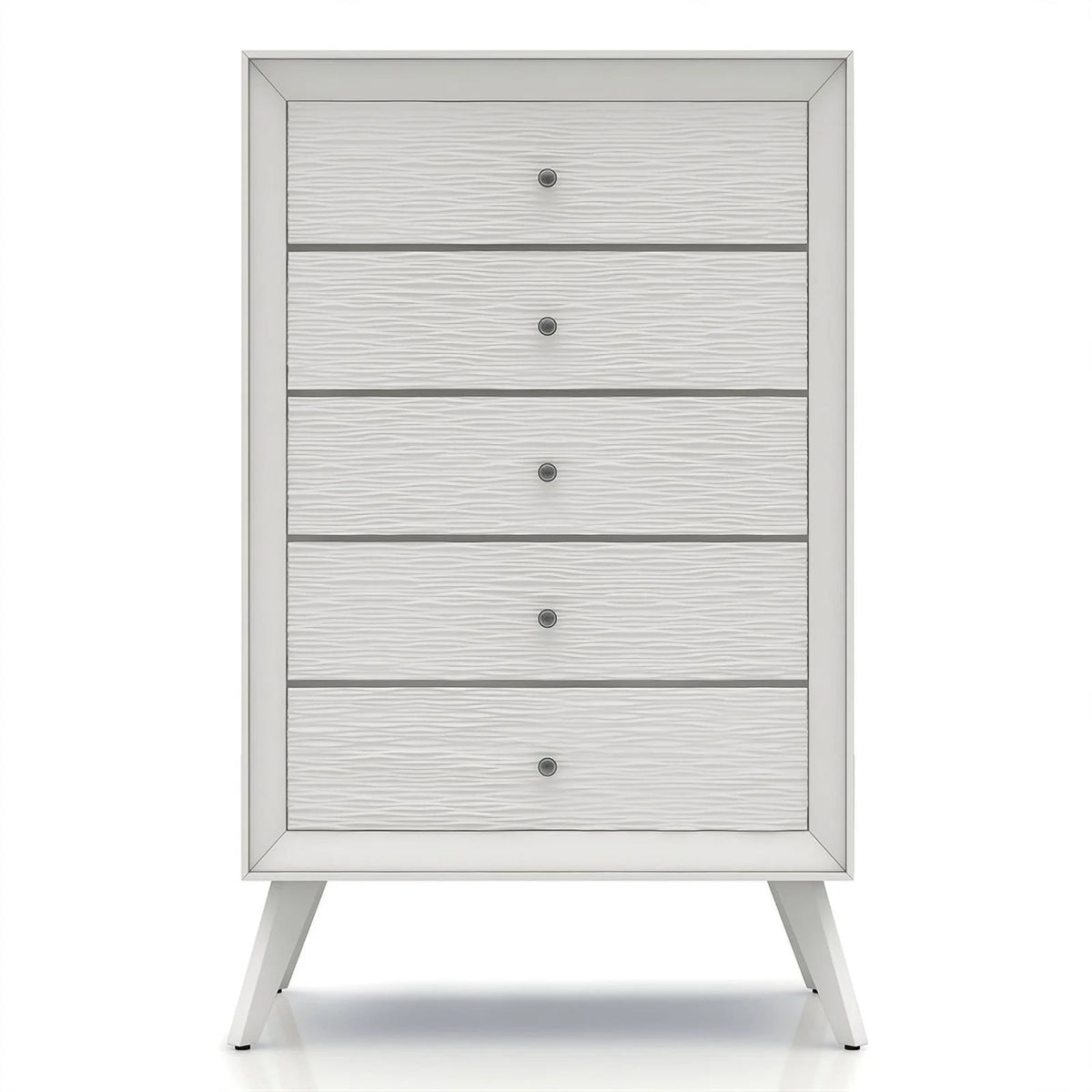 White Wood Bedroom Set 6pc King I524911
