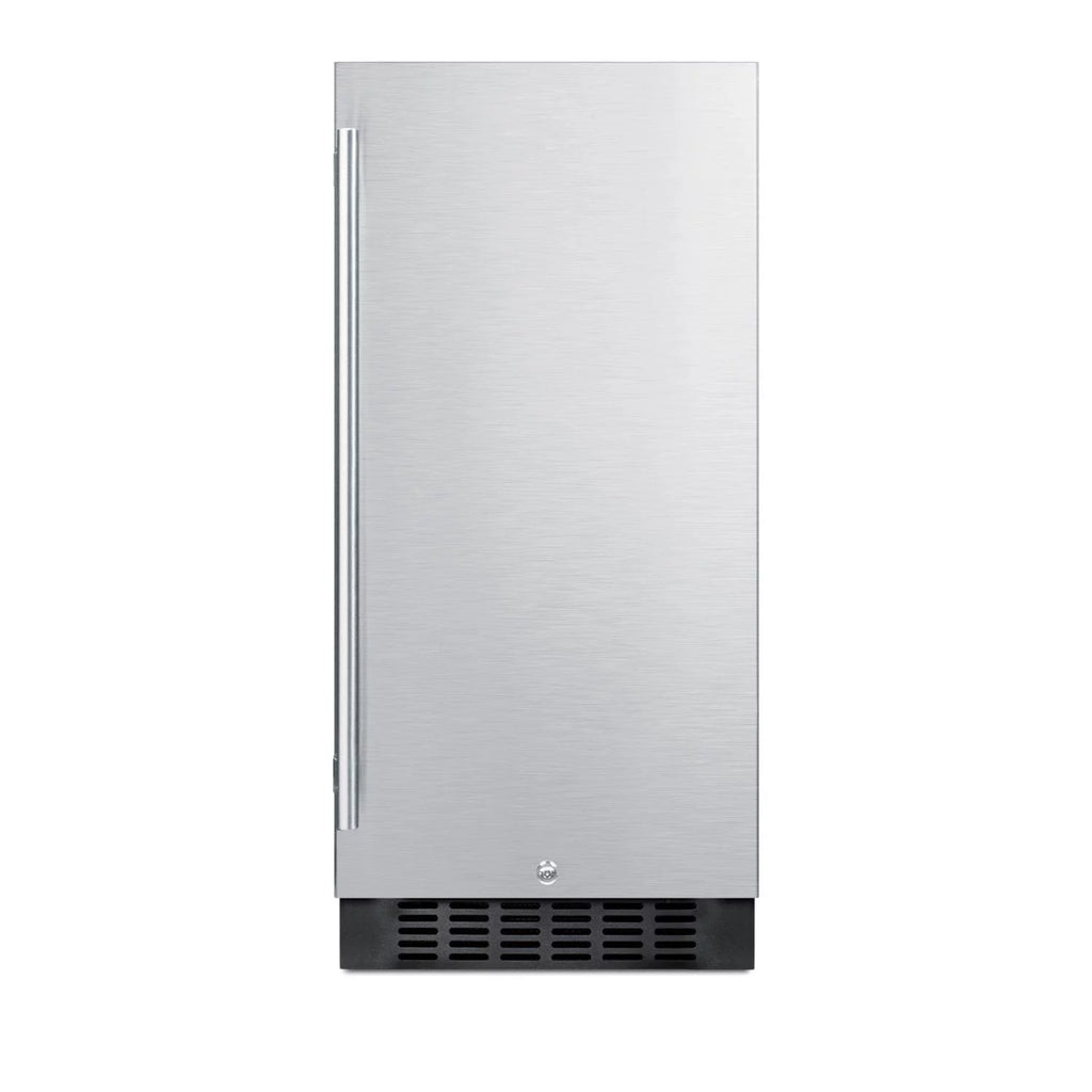 15-Inch 3.0 Cu. Ft. Outdoor Beverage Refrigerator Stainless Steel Black Q729