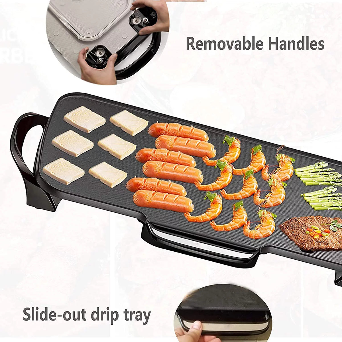 Extra-Large 22-Inch Nonstick Electric Griddle S148857