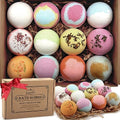 12 PCS Vanilla Menthol Rose Bath Bombs T934