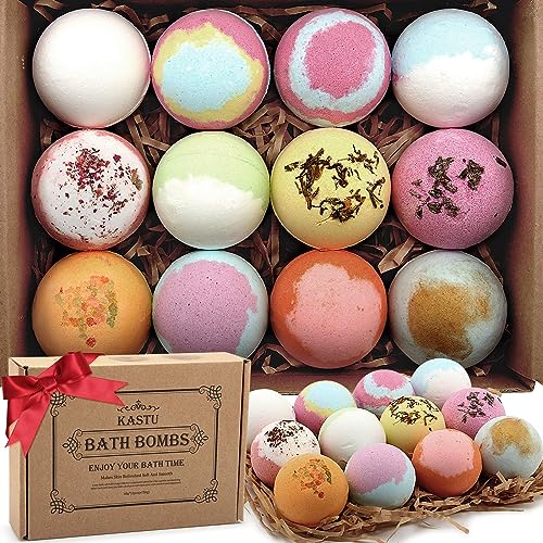 12 PCS Vanilla Menthol Rose Bath Bombs T934
