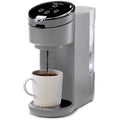 2-in-1 Single Serve Coffee Maker with 3 Brew Sizes, Maroon Red Z6278