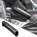Carbon Fiber Handbrake Cover Grip Handle Lever Pack of 2 E805