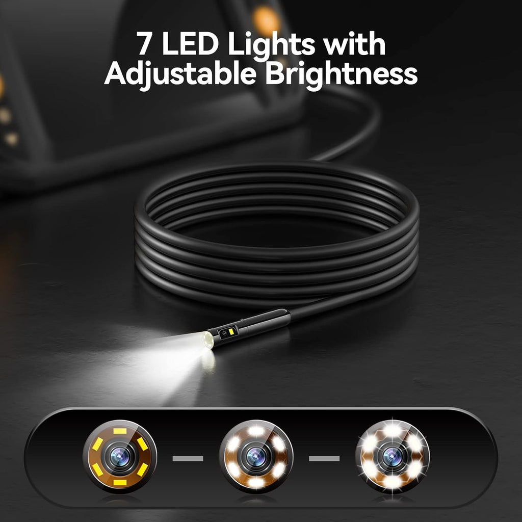 Dual Lens Endoscope Inspection Camera with Light R530