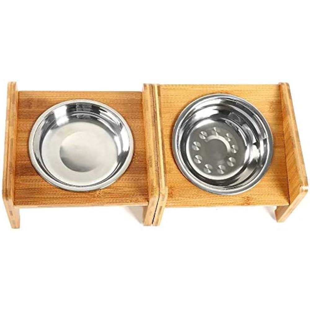 Set of 2 Raised Pet Bowls R9303