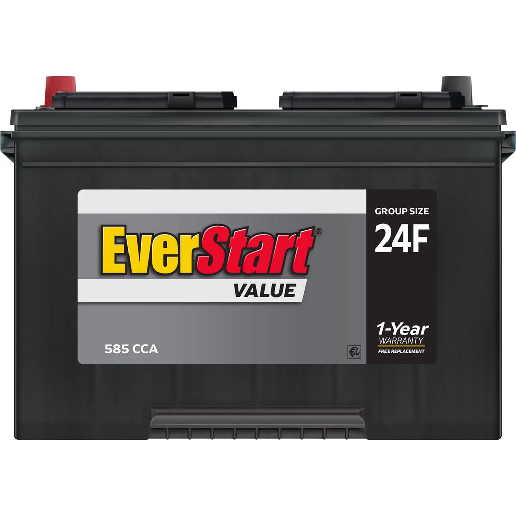 Lead Acid Automotive Battery Group Size 24F 12 Volt 585 CCA A92793