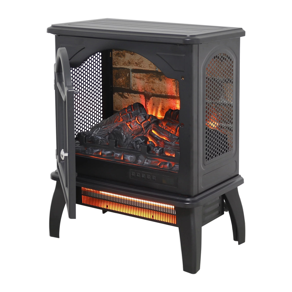 18 Inch 3D Infrared Electric Stove with Remote Control M256112