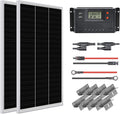 12 Volt 200 Watt Monocrystalline Solar Panel Starter Kit Y749777