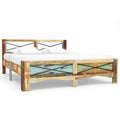 Solid Reclaimed Wood Bed Frame 63"x78.7" A86405