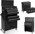 8 Drawer Rolling Tool Chest Storage Cabinet with Wheels V482529