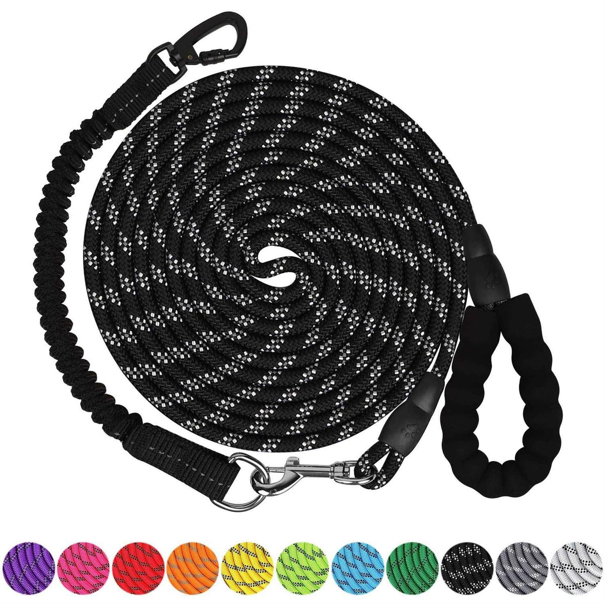 Heavy Duty Reflective Bungee Dog Leash J363238